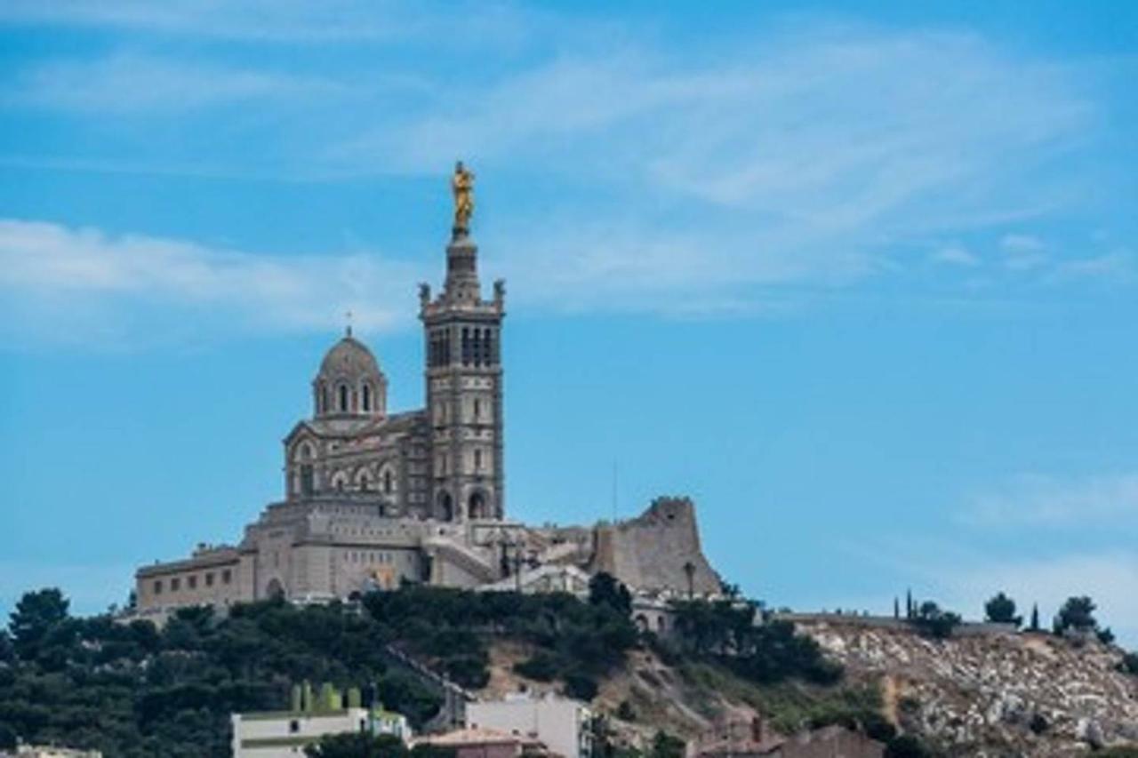 Apartmán T2 Vue Sur La Basilique De Notre Dame De La Garde Marseille Exteriér fotografie